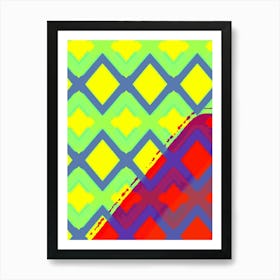 Abstract Geometric Pattern Art Print