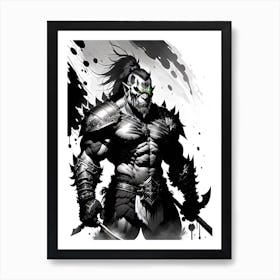 Samurai Warrior 5 Art Print