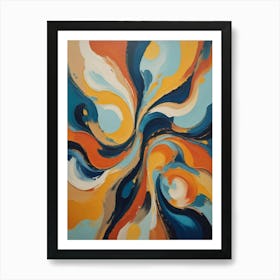 Abstract Painting Illusions of Space Art Print