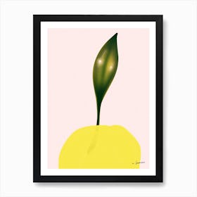 A Lemon Art Print