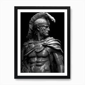 Roman Warrior Statue Art Print