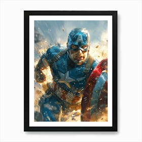 Captain America 06 Art Print