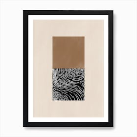 White Wave Poster No.1 Art Print