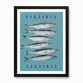 Sardines Typography Art Print