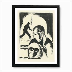 From The Cycle Love In The City, Mikuláš Galanda Art Print
