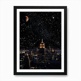 New York City Skyline Art Print