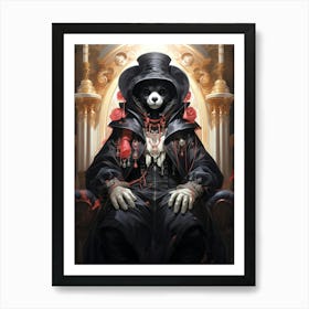 Bear In A Robe Art Print