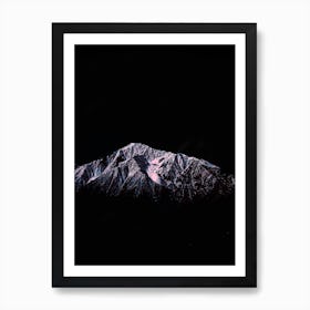 Mountain Peaks X Art Print