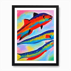 Rainbow Shark II Matisse Inspired Art Print