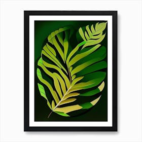 Tamarind Leaf Vibrant Inspired 2 Art Print