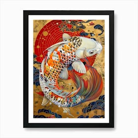 Koi Fish Art Print