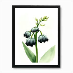 Lily Of The Valley Watercolor Póster