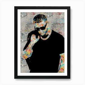 Dj Snake Abstract Art Print