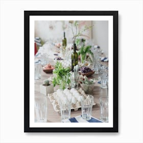 Easter Table Setting 17 Art Print