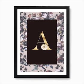 Autumnal Alphabet A Art Print