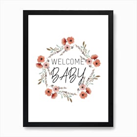 Wild Flower Bouquet Baby Art Print