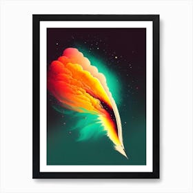 Nebula Vintage Sketch Space Art Print