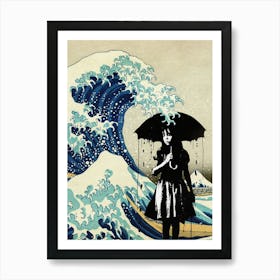 Under The Wave Art Print