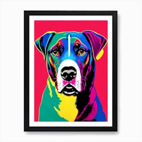 Bloodhound Andy Warhol Style Dog Art Print