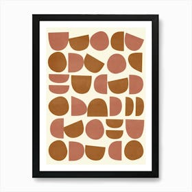 Mid Century Modern Abstract Pattern Art Print