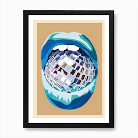 Disco Kiss 1 Art Print