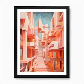 Abstract Geometric Architecture 8 Art Print