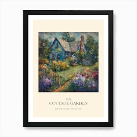 Nature Cottage Garden Poster 2 Art Print