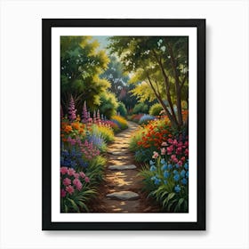 Garden Path 3 Art Print