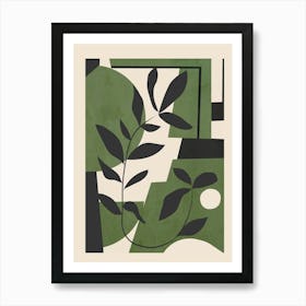 Abstract Foliage 5 Art Print