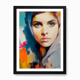 Modest Visions Veiled In Vibrance 4 Art Print