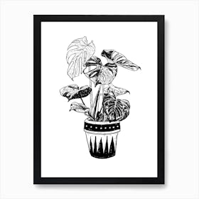 Monstera Art Print