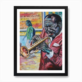 Saxofonista 2 Art Print