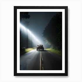 Night On The Road~Reimagined Art Print