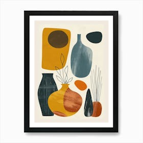 Abstract Home Objects 4 Art Print