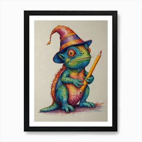 Chameleon 5 Art Print