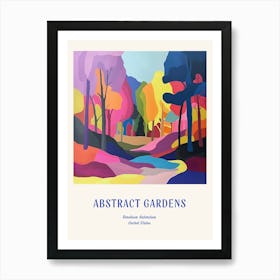 Colourful Gardens Bernheim Arboretum And Research Forest Usa 2 Blue Poster Art Print