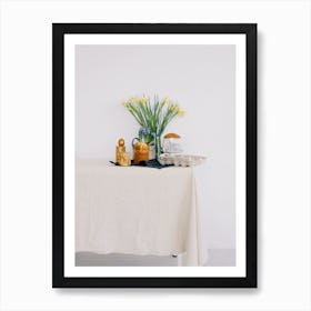 Tablecloth Art Print