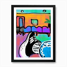 Waiting room Art Print