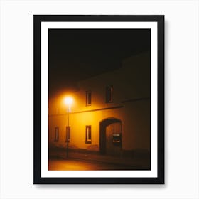 Brandenburg In The Night Art Print