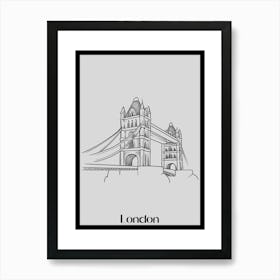 London Tower Bridge Art Print