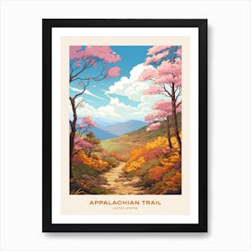 Appalachian Trail Usa 1 Hike Poster Art Print