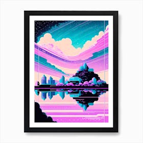 Pixel Art Art Print