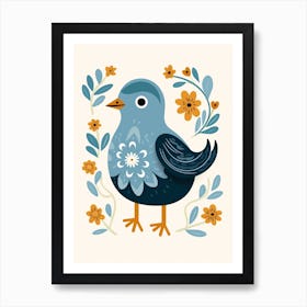 Baby Animal Illustration  Bird 11 Art Print