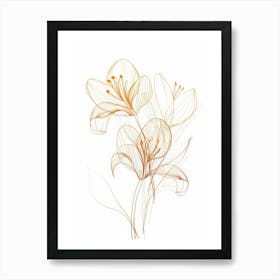 Lilies 5 Art Print