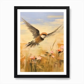 Bird Painting Swallow 1 Art Print