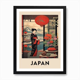 Vintage Travel Poster Japan 6 Art Print