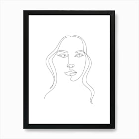 Portrait Of A Woman 1 Art Print