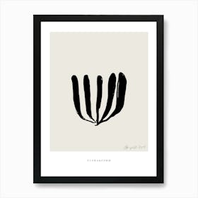 Simple art line no 8 Art Print