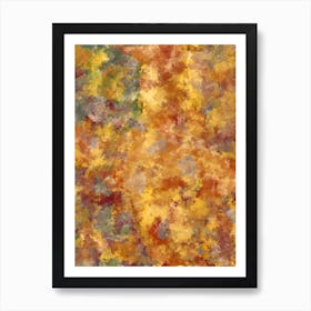 Abstract Digital Oil Painting Autumn Art Print
