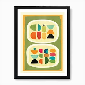 Modern Abstract Geometric Art 26 Póster